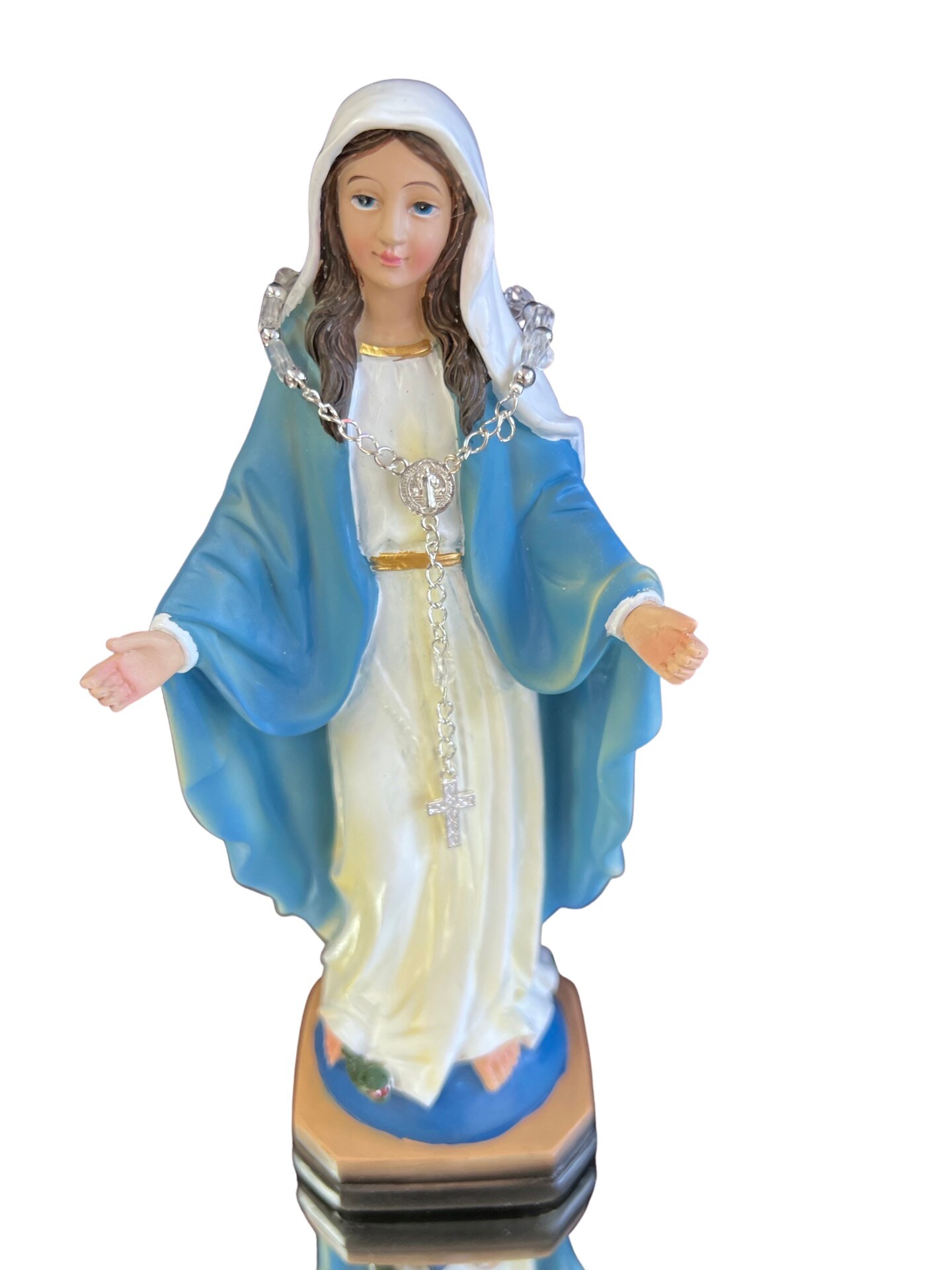 Blessing Virgin Mary with Mini rosary